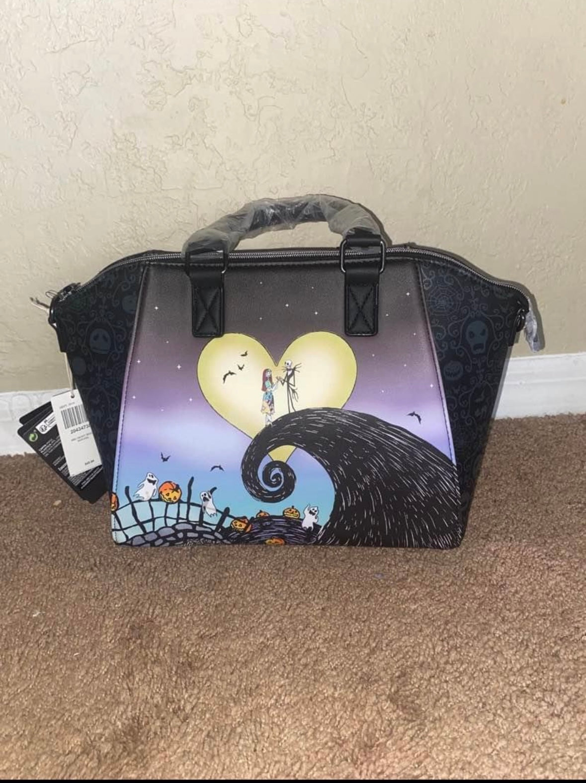 Nightmare Before Christmas Spiral Satchel Bag
