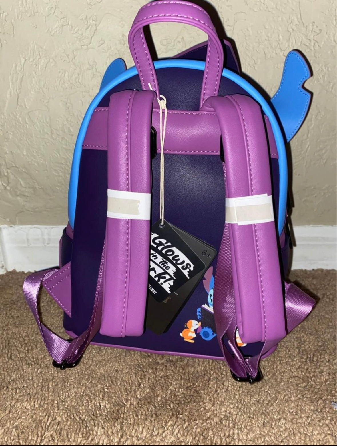 Stitch Spooky Stories Glow in the Dark Mini Backpack