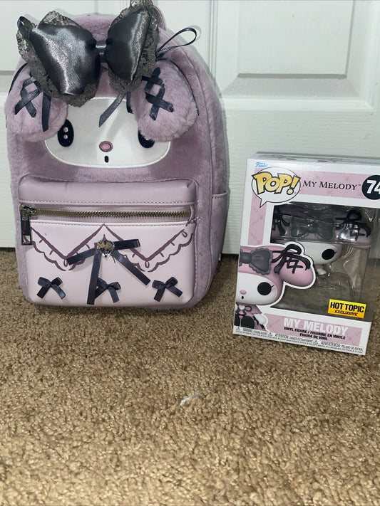 My Melody Lolita Mini Backpack & Funko Pop