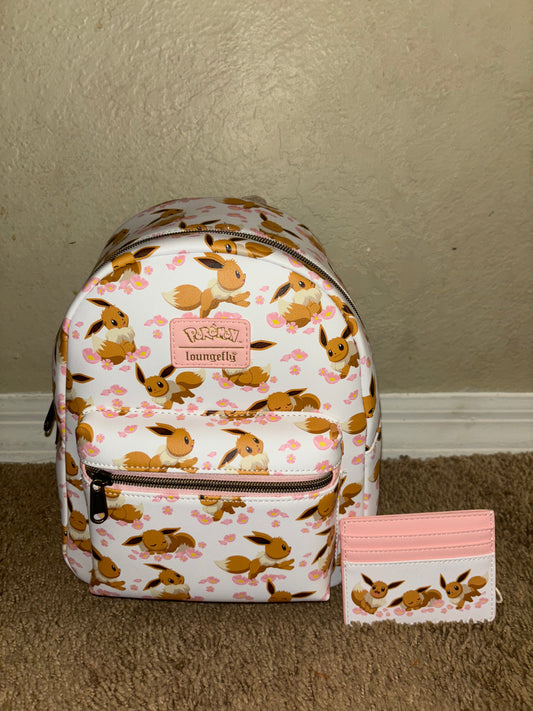 Eevee Sakura Loungefly Mini Backpack
