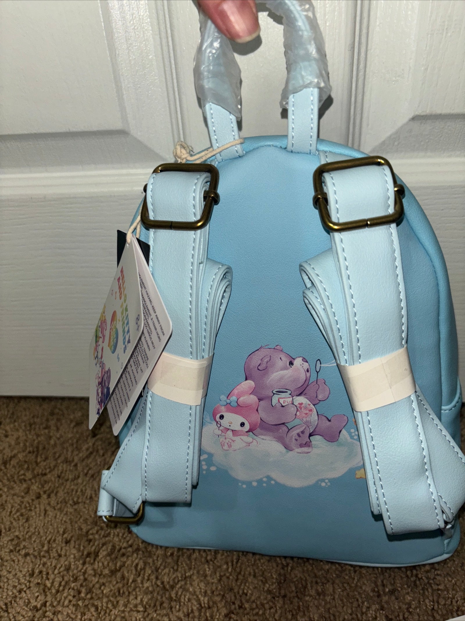 hello kitty baby blue backpack Care Bears Hello Kitty Mini Backpack & Wallet – The Magic Bag Shopper