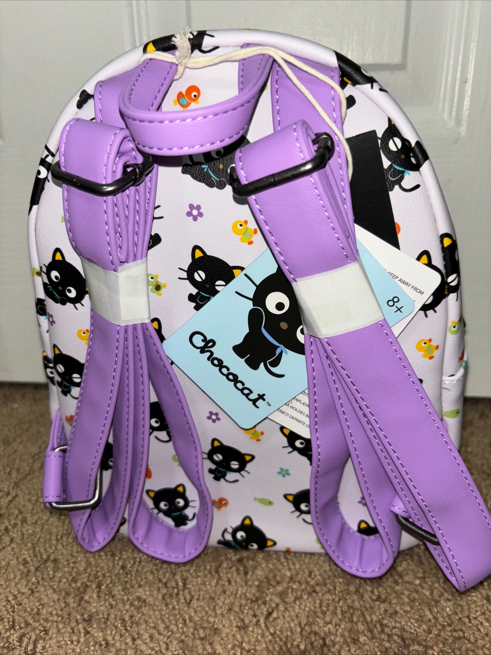 chococat mini backpack Chococat Flowers Mini Backpack – The Magic Bag Shopper
