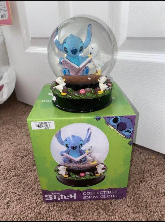 Stitch Ducklings Snow Globe