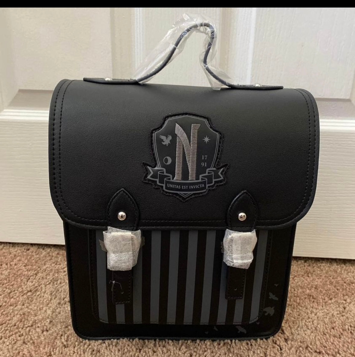 Wednesday Nevermore Academy Mini Backpack