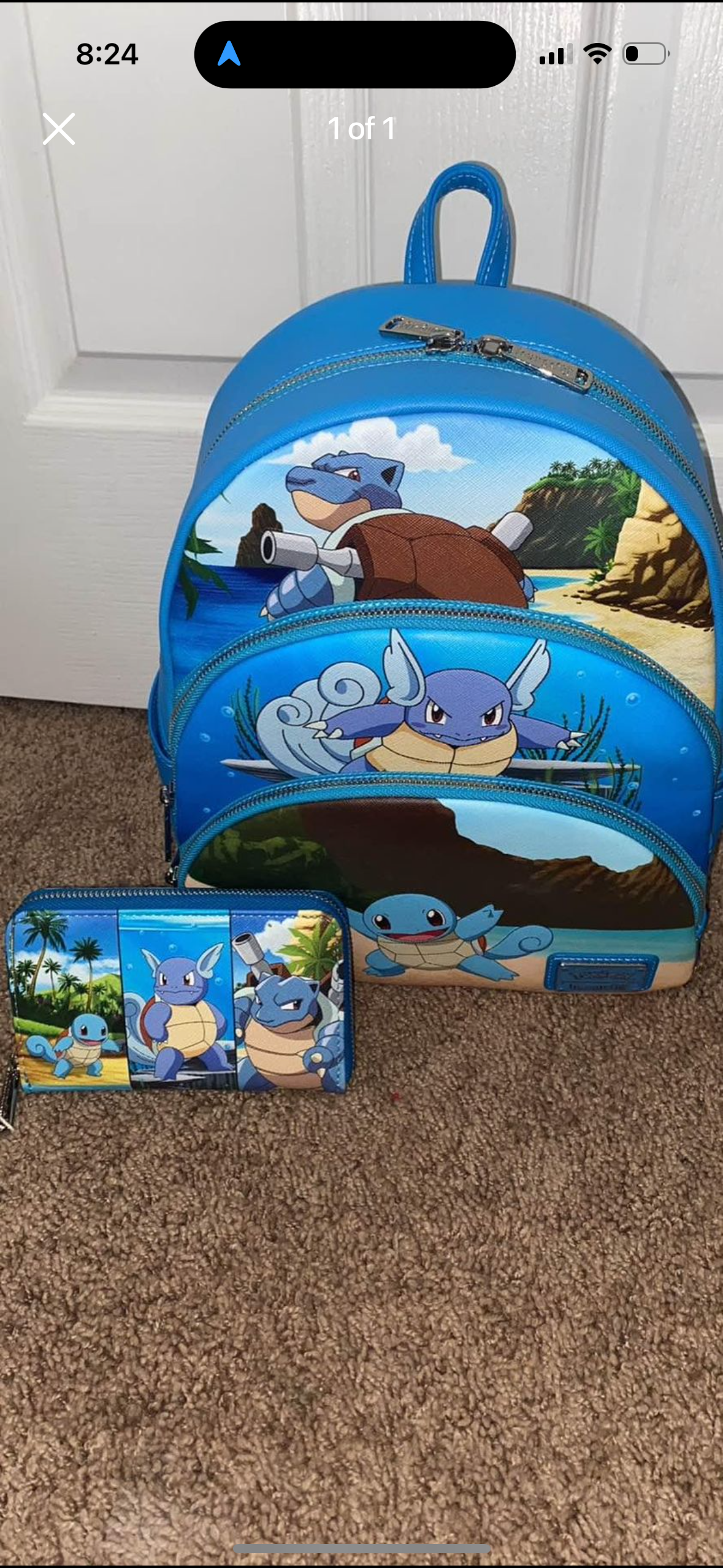 Pokémon Squirtle Evolution Mini Backpack & Wallet