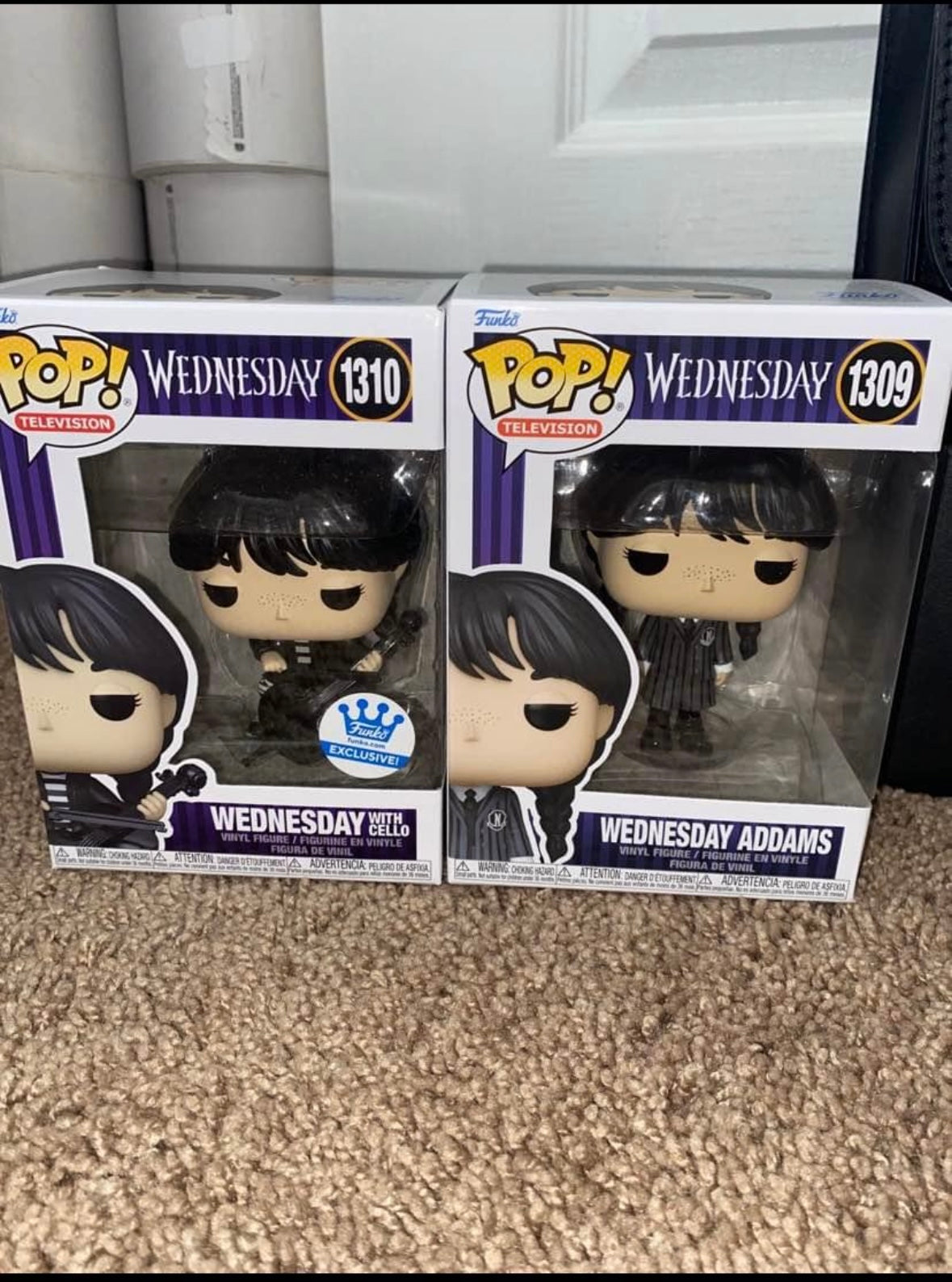 Wednesday Addams Family Lot Funko, Mezco Toy, Mini Backpack