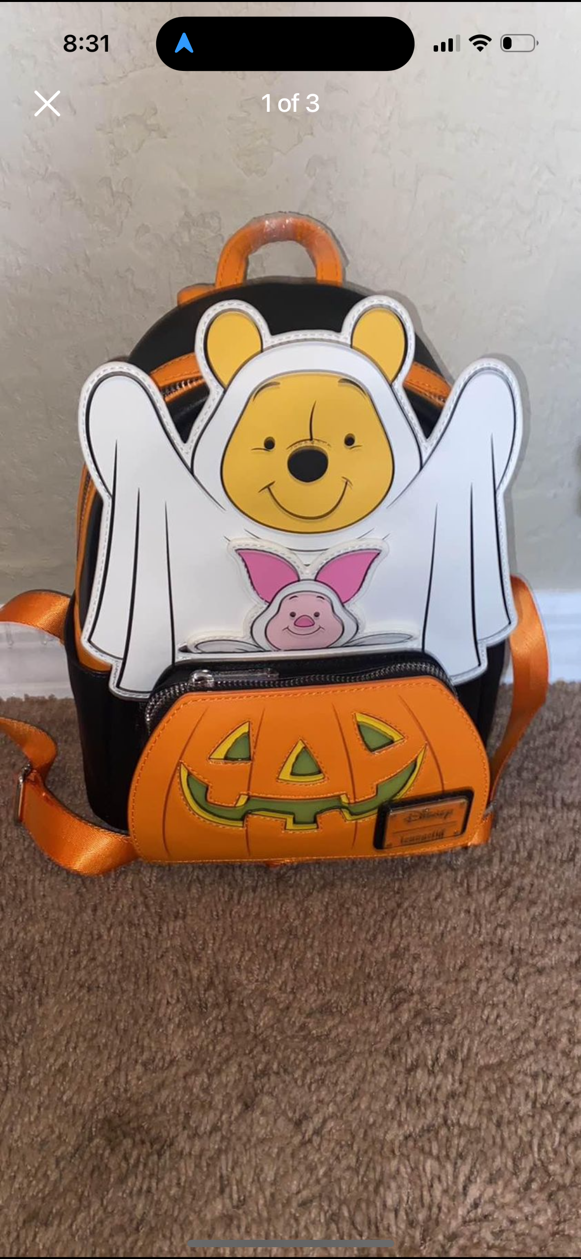 Winnie The Pooh & Piglet Halloween Light-up Mini Backpack